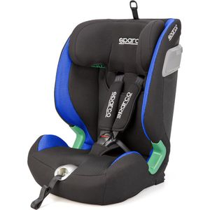 Sparco kinderstoel SK5000I (Isofix) Zwart/Blauw i-Size 76-150cm (ECE-R129/03)