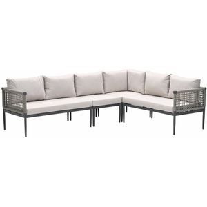 Garden Impressions Burela lounge hoekset rechts 4-delig - taupe