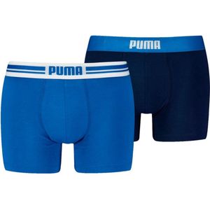 PUMA ACCESSOIRES - puma men everyday placed logo boxer - Sportondergoed heren - Blauw-Multicolour