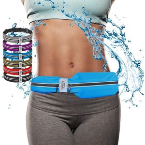 Reflecterende hardloopriem voor mobiele telefoon - unisex - jogging - wandelen - sporttas - telefoonhouder - mobiele telefoon - sport - activiteiteninsnijding
