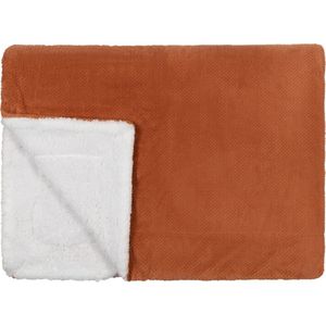 Livello Fleece Plaid Calvin Caramel 150x250