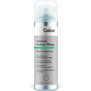 Gabor Suede Nubuck Velours onderhoud spray - Zwart - spuitbus kleur hersteller opfrisser van goede kwaliteit