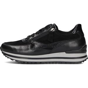 Gabor 527 Sneakers - Suède - Dames - Zwart - Maat 40