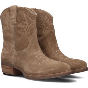 Notre-V 851 Enkellaarsjes Dames - Taupe - Maat 36