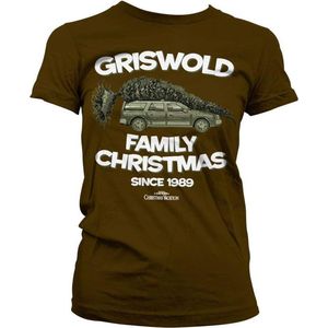 National Lampoon's Christmas Vacation Dames Tshirt -S- Griswold Family Christmas Bruin