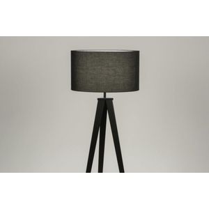 Lumidora Vloerlamp 30878 - ANTIQUA - E27 - Zwart - Metaal - ⌀ 51 cm