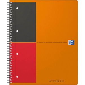 Spiraalblok Oxford International Activebook A4+ lijn - 5 stuks