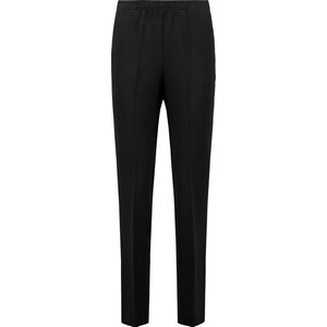 Coraille dames broek, Anke met elastische tailleband, zwart, maat 44 (maten 36 t/m 52) stretch, fijne kwaliteit, zonder rits, steekzakken