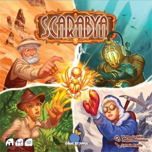 Blue Orange Games - Scarabya - Puzzel Bordspel - 1-4 Spelers - Geschikt vanaf 8 Jaar
