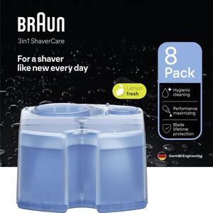 Braun Clean & Renew Reinigingsvloeistof 3-in-1 ShaverCare SmartCare Center - 8 Stuks