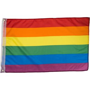Vlag Pride regenboogvlag