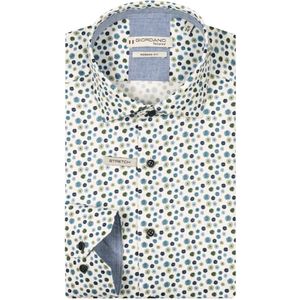 Giordano - Lange mouw overhemd - Heren - XL - Groen - Katoen - 517822