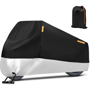 E-shop4u® - Motorhoes - Waterdicht - Outdoor Regen Protector Covers - UV Bescherming - Burgman 400/650/125 - L for 180-200cm - Zilver