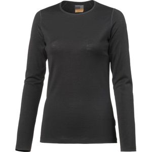 Icebreaker Wmns 200 Oasis LS Crewe - Black - Wintersport - Wintersportkleding - Thermokleding