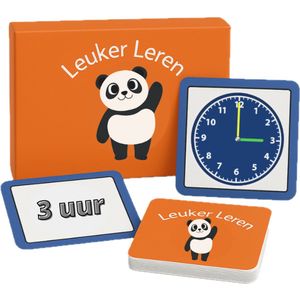 Leuker Leren Klokkijken - Educatief Memory Spel - Klokkijken Oefenen - Kinderspellen - Spelend Leren - Leerzaam Spel voor Thuis en School - Klokkijken Oefenen met Analoge Klok en Tijden - Ideaal voor kinderen (Meerdere niveaus)