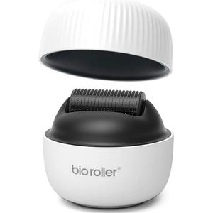 Bio Roller Dermaroller Microneedling - Vernieuwde Dermaroller - 1200 Naalden - 0.75 mm - Voor Huid, Haar- en Baardgroei - Dermarolling - Derma stamp - Baardroller - Minoxidil - Haargroei - Baardgroei - Dermarollers