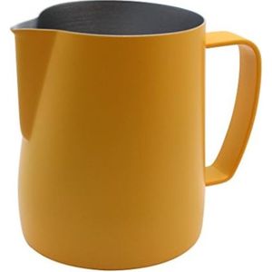 Opschuimkan - Melkkannetje - Opschuim kannetje - ‎7,59 x 7,59 x 9,3 cm - 350 ML- Geel