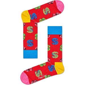 Happy Socks Andy Warhol Dollar Sokken - Rood - Maat 36-40