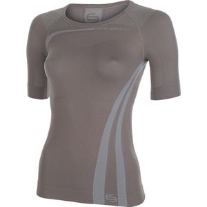 Brubeck Seamless Fitness Shirt Dames model  ""INSPIRATION""-Cappucino-S