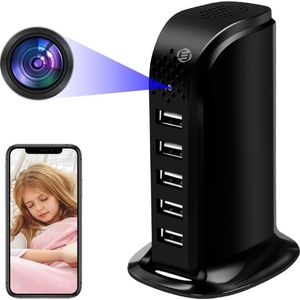 Equivera Verborgen Camera - Spionage Camera - Geheime Camera - Spy Camera - Spycamera - Spion Camera - Verborgen Mini Camera - Spy Camera Mini - Afluisteren - Afluisterapparatuur
