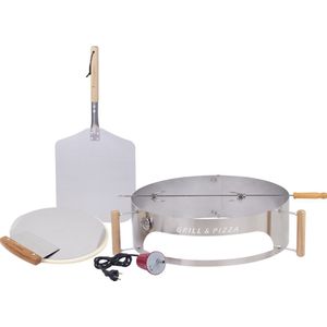 BBQPIZZA4YOU™ Grill- & Pizzaring Deluxe Set Compleet