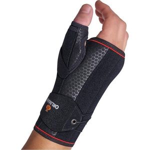 Orliman - Manutec - polsbrace met spalk - maat 1 - rechts - hoogte 16cm - zwart
