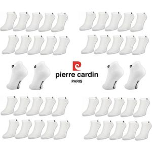Pierre Cardin 20 Paar Witte Sneakersokken maat 39-42