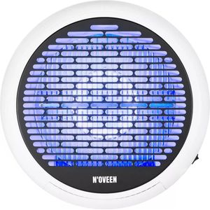 Noveen - Elektrische Muggenlamp - Vliegenlamp - Muggenlamp - Insectenlamp - Insectenlamp met UV-licht - Insectenverdelger – 10 Watt / 4000 Volt