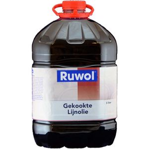 Ruwol Gekookte Lijnolie 5 liter