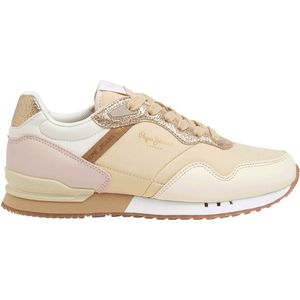 Pepe Jeans London Albal Low Schoenen Beige EU 37 Vrouw