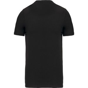 T-shirt Heren L Kariban Ronde hals Korte mouw Black 97% Katoen, 3% Elasthan