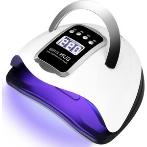 UV-Lamp voor Gelnagels 66 LED - Gel Nagellak - 4 Timers - LCD-Display - Automatische Sensor - Snelle Nageldroger - Geschikt Voor alle Nagellampen - Voor Manicure Thuis en in de Salon