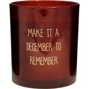 Sojakaars December to Remember, Glas Large Woodwick Winter Wood