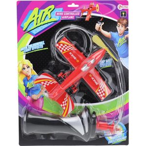 Toi-toys Vliegtuig Aan Touw Rood
