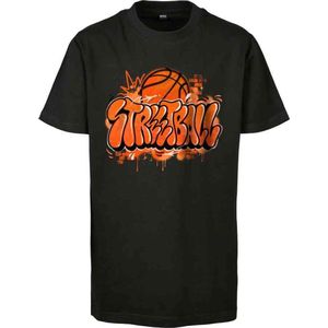 Mister Tee - Kids Streetball Kinder T-shirt - Kids 134/140 - Zwart