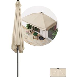 EASYmaxx parasol rechthoekig 230x140cm beige