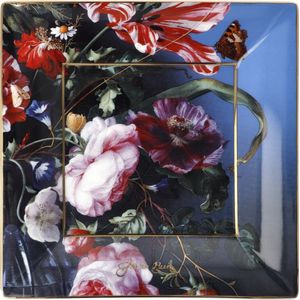 Goebel® - Jan Davidsz de Heem | Decoratieve Schaal ""Zomerbloemen"" | Porselein, 16cm