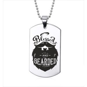Ketting RVS - Blessed And Bearded