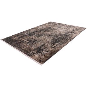 Pierre Cardin Concorde Lalee- Vintage - Super zacht - Shinny - acryl vicose - Vloerkleed – hotelsjiek - design tapijt fraai – modern designer Karpet - 120x170- Beige roest grijs