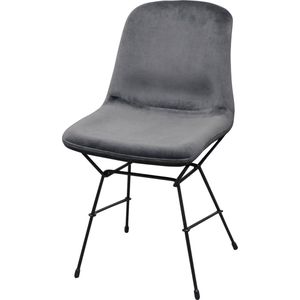 Versmissen Eetkamerstoel Gaia - Slate velvet