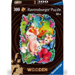 Ravensburger houten puzzel Beautiful Birds - Legpuzzel - 300 stukjes