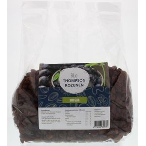 Mijnnatuurwinkel Blue thompson rozijnen 1 kg