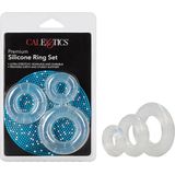 CalExotics - Premium Silicone Ring Set - Rings Transparant