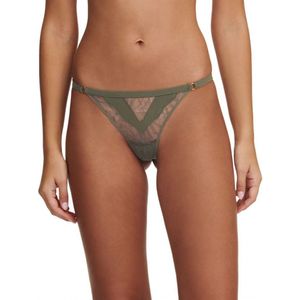 Chantelle X - Spark - String - Maat 40 - Khaki - T05F70