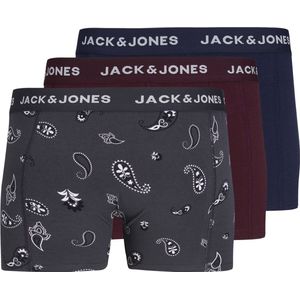 JACK&JONES JACPAISLEY TRUNKS 3-PACK Heren Onderbroek - Maat S