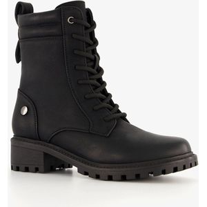 Blue Box dames veterboots zwart - Maat 37