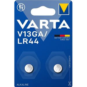 Varta LR44 (V13GA) Alkaline knoopcel-batterij / 2 stuks