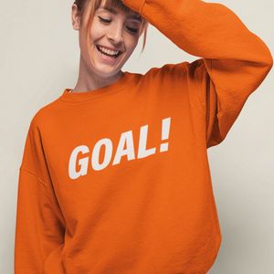 Oranje EK Trui GOAL! MAAT S - Uniseks Feestkleding & Carnavalskleding