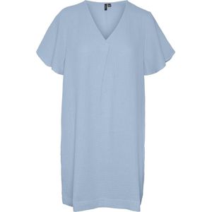 Vero Moda VMNATALI NIA SS SHORT DRESS - Skyway Light Blue