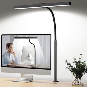 Bureaulamp dimmer-LED-12W met oplader - 5 kleuren - 5 helderheidsniveaus - monitor en timerfunctie